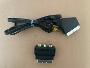 RGB Scart Cable TV AV Lead Fast Despatch Next Day - Picture 1 of 12