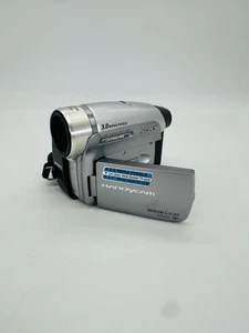 Sony Handycam DCR-HC96 Mini DV 3.0MP Camcorder Silver Tested W/ Battery - Picture 1 of 14