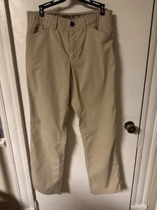 Underarmour Herren hellbraun lockere Passform elastischer Bund Hose Golfhose 32x32 - Bild 1 von 20