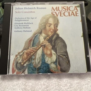 Johan Roman: Solo Concertos, Halstead, Orchestra Age CD 1994 Musica Sveciae - Imagen 1 de 5