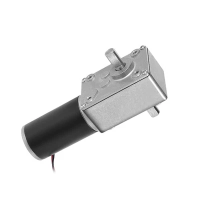 Doppelwellen-Schneckengetriebemotor DC12V 15 U/min Hohe Drehmoment-Drehzahlreduz - Bild 1 von 4