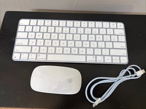 Apple Magic Keyboard A3203 And Magic Mouse Combo Light Blue - Picture 1 of 7
