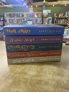 5 Book Lot Series Kandi Steiner LIKE NEW Fair Catch Blind Side False Start Hail - Bild 1 von 19