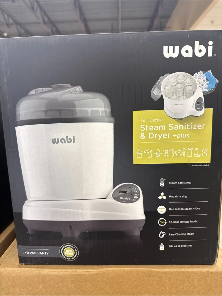 Esterilizador y secador de vapor eléctrico Wabi Baby  Foto 1 de 4
