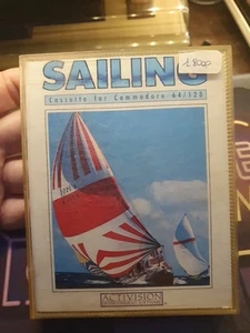SAILING X COMMODORE 64 GIOCO ORIGINALE CASSETTA C64 GAME ACTIVISION - Afbeelding 1 van 6