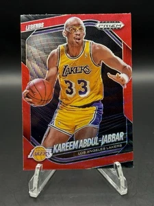 Panini Prizm 2024 negro #270 Kareem Abdul-Jabbar Ruby Wave Prizm SP LAKERS - Imagen 1 de 2
