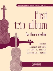 Rubank First Trio Album for Three Violins Beginner Sheet Music & Piano Book - Picture 1 of 1