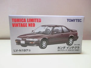 Tomica Limited Vintage Neo LV-N197b 1/64 Honda Integra 3 Door Coupe XSi Black - Picture 1 of 1