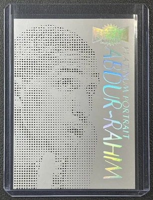 SHAREEF ABDUR-RAHIM 1997-98 SKYBOX METAL UNIVERSE #9 PLATINUM PORTRAITS PORTRAIT - Image 1 of 2