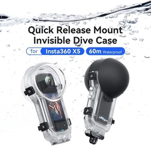 Hard Invisible Dive Case for Insta360 X5 Action Camera Accessories - Picture 1 of 11