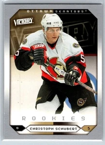 2005-06 Upper Deck Victory #294 Christoph Schubert Rookie Ottawa Sentors RC - Picture 1 of 2