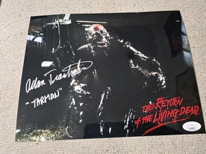 Allen Troutman Tarman Il ritorno dei morti viventi firmata 8x10 foto a colori JSA  - Foto 1 di 5