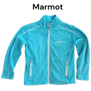 Marmot Girls Full Zip Fleece Sweatshirt Jacket Size Medium  - Picture 1 of 13