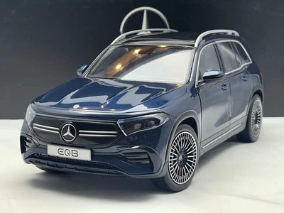 Mercedes-Benz EQB H243 - Blu Denim - Modello Auto Diecast In Scala 1/18 NZG - Immagine 1 di 4