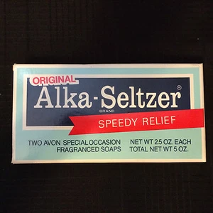 Vintage AVON "Alka-Seltzer" Soaps - NEW IN BOX!! - Picture 1 of 4