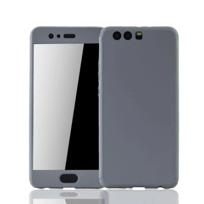 Custodia Cellulare Protettiva per Huawei P10 Plus Full Cover Display Bumper Grau - Immagine 1 di 4