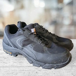 Carhartt CMO3251 Black Steel Toe Work Mesh Low Top Lace Up Shoes Size 12.0 M - Picture 1 of 8