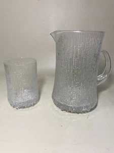 Vintage Iittala Finnland Ultima Thule Bierkrug & Glas 1 Tapio Wirkkala - Bild 1 von 20