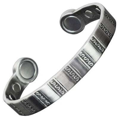 HOLISTIC MAGNETS Brazalete magnético sin deslustre de cobre curativo para aliviar el dolor articular (HPS)