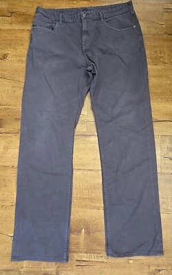 Pantalones chinos Robert Graham clásicos Yates para hombre 38 grises elásticos bolsillos para piernas rectas Foto 1 de 4