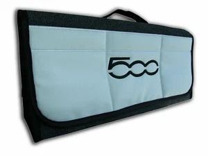 Organizador ordenado de coche barco con bolsa de cuero sintético blanco para Fiat 500 - Imagen 1 de 5