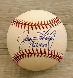 Jason Standridge Tampa Bay Rays signierter OML Baseball, mit AAA COA - Bild 1 von 5