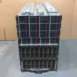 HP C7000 8Gbit 79.2TB SAN Solution 16x HP BL460c G6 X5550 128-Core 512GB RAM - Picture 1 of 6