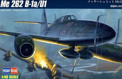 Hobbyboss Messerschmitt Me-262B-1a/U1 Walter Altner MK108 R4M 1:48 Modèle Kit - Image 1 of 3