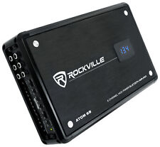 Amplificador Amplificador Rockville ATOM 8B 8 Canales 3500 Vatios Marino/Barco con Bluetooth