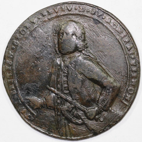 1739 Admiral Vernon Betts Medal *6 Ships* Cover