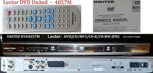 Lector Lector DVD United - 4057M Lector DVD United 3151 - Imagen 1 de 11