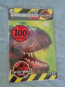 JURASSIC PARK - IL MONDO PERDUTO 1997 / SITO B STICKER BOOK (1) BOOK con ADESIVI - Foto 1 di 4