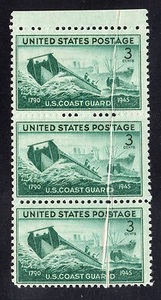 US # 936 (1945) 3c - MNH(OGnh) - EFO: DOPPIA 'Piega carta pre-stampa' - Foto 1 di 3