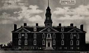 Postcard legislative hall, Dover, Delaware - Picture 1 of 2