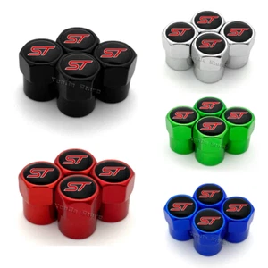 4x Ford Wheel Valve Dust Caps Airtight for Focus Fiesta Kuga UK - Picture 1 of 17