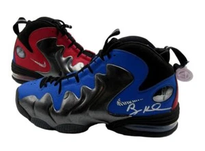 "Zapatos autografiados Nike Air Penny 3 QS ""Hazlo por Dez"" azules rojos para hombre talla 10.5 PSA - Imagen 1 de 9