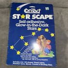 New Vintage Contact Rubbermaid Glow in The Dark Stars  1992 Star Scape Adhesive