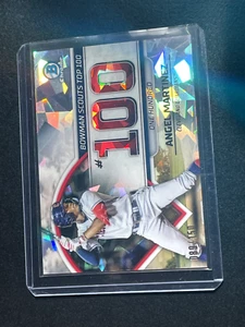 2023 Bowman Chrome Scout's Top 100 Rookie Angel Martinez Atomic Refractor /150 - Picture 1 of 3