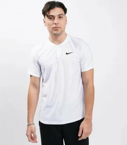 New Nike Tennis Court Dri-FIT Advantage Men's Tennis Polo CV2499-100 - Sizes M L - Picture 1 of 6