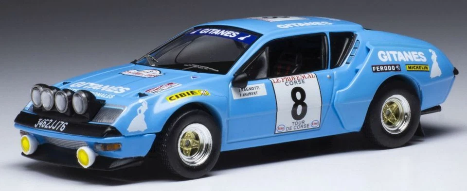 IXO масштаб 1:43 Alpine A310 #8 Gitanes Tour de Corse 1976 J.Ragnotti/J.Jaubert - Изображение 1 из 1