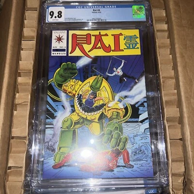 Rai #4 CGC 9.8 WP 1992 Valiant(罕见:低打印版)(统一前) — 第 1/2 张图片