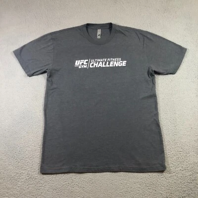 Camiseta UFC Ultimate Fitness Challenge Hombre L Gris Competidor Poliéster Foto 1 de 4