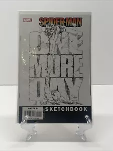 Cuaderno de bocetos de Spider-Man One More Day 2007 Joe Quesada Marvel Comics F+ - Imagen 1 de 11