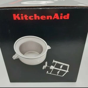 KitchenAid 5KICA0WH Eisbereiter Speiseeismaschine Eismaschine, 1.9l, Mit OVP - Bild 1 von 7