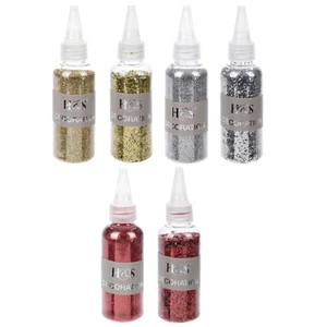 DIY Craft Glitter Shaker Pot Sparkly Card Craft Scrapbooking Decoration Slime - Picture 1 of 16