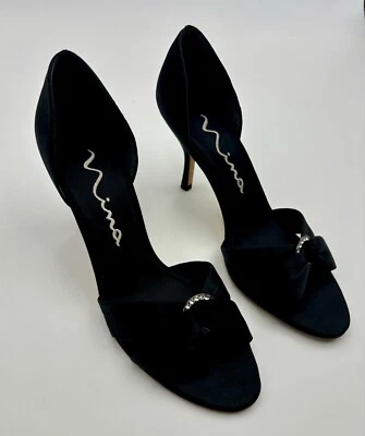 ZAPATOS DE VESTIR NINA FLO-LS NEGRO BRILLO MUJER TACÓN ALTO 8,5 M Estrás Foto 1 de 4