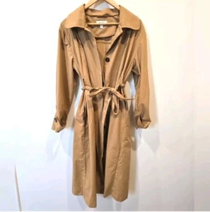 Nordstrom brand tan trench jacket, size large - Picture 1 of 6