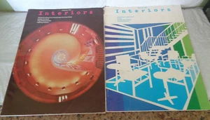 (2) Vintage - Interiors Magazines - February 1970 & 1972 - Hotels - Lighting - Imagen 1 de 3