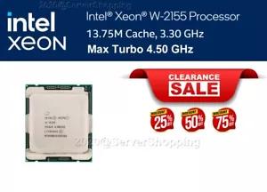 Intel SR3LR Xeon W-2155 3,30Ghz LGA-2066 10-CORE CPU Prozessor | NEXT DAY - Bild 1 von 6