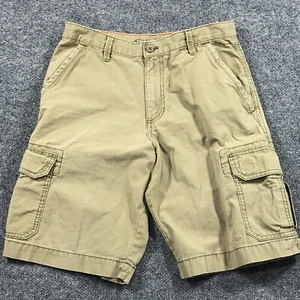 Eddie Bauer Cargoshorts Herren 30 olivgrün speziell gefärbt Ripstop 10" Schrittlänge - Bild 1 von 12